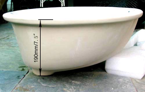 4637w-18 " X 14 3/4 " X 7 1/2" Oval Black Undermount Lavatories ceramic sinks