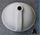 17-5/16" x 14-6/16" x 7"; Oval Undermount lavatories Ceramic sinks