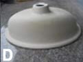 4941W-19 1/4" X 16" X 7 1/2" Oval Undermount lavatories Ceramic sinks