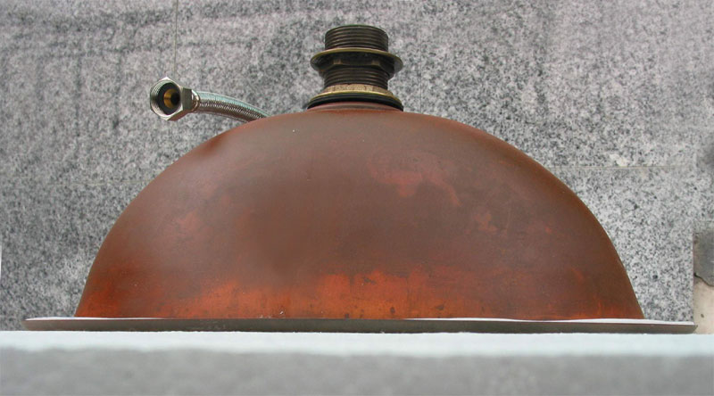Copper sinks kitchen bathroom bar round oval square kitchen sinks basin accessories drain's and Mexican style hand hammered copper sinks