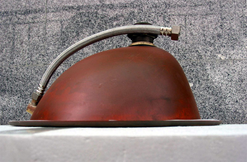 Copper sinks kitchen bathroom bar round oval square kitchen sinks basin accessories drain's and Mexican style hand hammered copper sinks