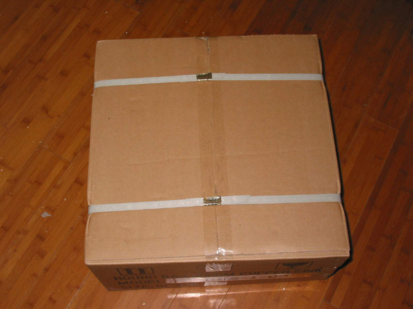 Copper sinks packing