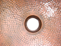 Copper sinks:Mexican style apron kitchen copper sinks bathroom copper sinks bar round oval square Antique copper sinks cost prices