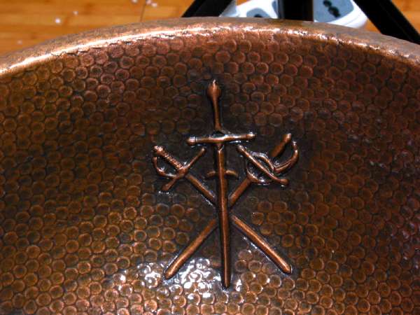 Mexican Style Hand Hammered and handcraft Round Zuro Bathroom Copper Sink