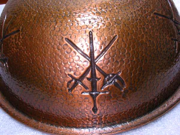 Mexican Style Hand Hammered and handcraft Round Zuro Bathroom Copper Sink