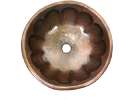 Hammered Round Shell Bathroom Copper Sink