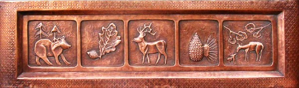 Apron Hammered Kitchen Copper Sink