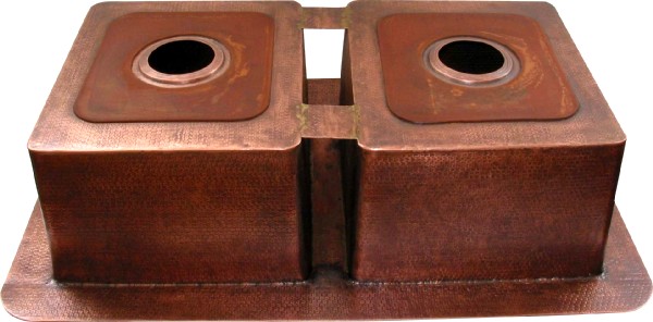Apron Hammered Kitchen Copper Sink