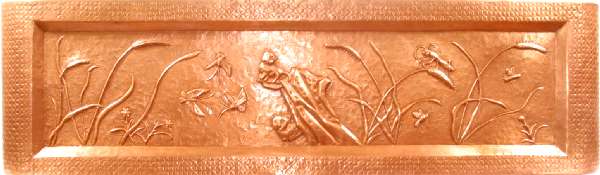 Apron Hammered Kitchen Copper Sink