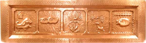 Apron Hammered Kitchen Copper Sink