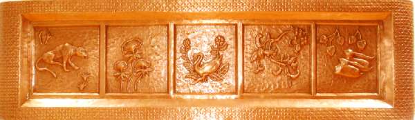 Apron Hammered Kitchen Copper Sink