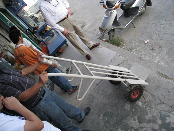 A-Frame Stone Storage