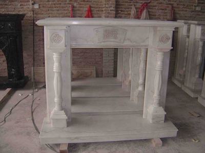 Marble fireplace