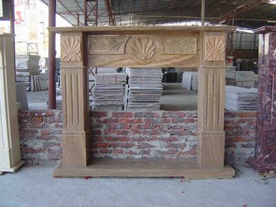 Marble fireplace