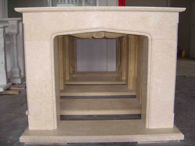 Marble fireplace