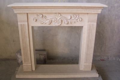 Marble fireplace