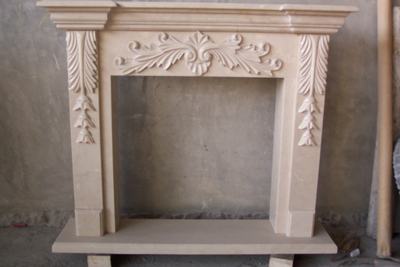 Marble fireplace
