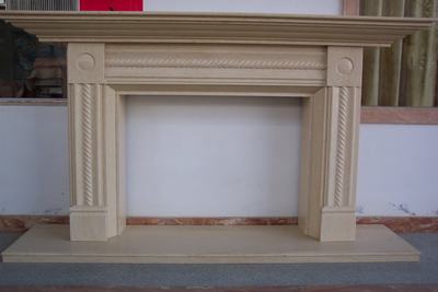 Marble fireplace