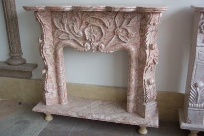 Marble fireplace