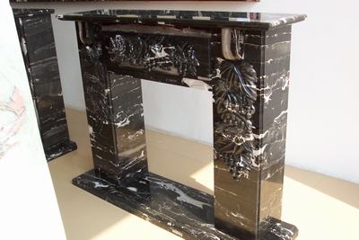 Marble fireplace