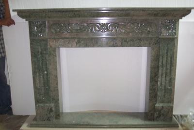 Marble fireplace
