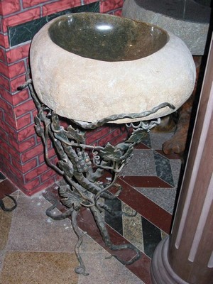 Stone bathroom sinks, granite sinks, marble sinks, bath fixtures, bath basins, undermount sinks, pedestal, self rimming, vessel mount, vessel, wall hung.