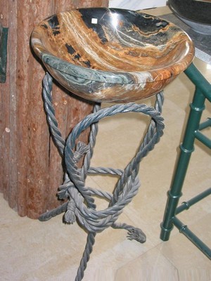 Stone bathroom sinks, granite sinks, marble sinks, bath fixtures, bath basins, undermount sinks, pedestal, self rimming, vessel mount, vessel, wall hung.