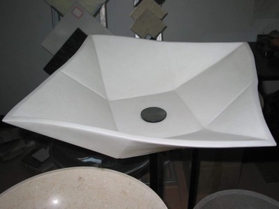 Stone bathroom sinks, granite sinks, marble sinks, bath fixtures, bath basins, undermount sinks, pedestal, self rimming, vessel mount, vessel, wall hung.