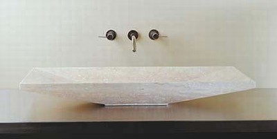 Stone bathroom sinks, granite sinks, marble sinks, bath fixtures, bath basins, undermount sinks, pedestal, self rimming, vessel mount, vessel, wall hung.