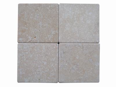 Tumbled marble tiles, tumble stone.