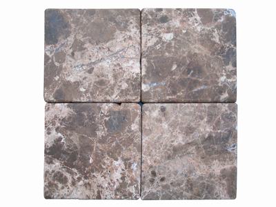 Tumbled marble tiles, tumble stone.