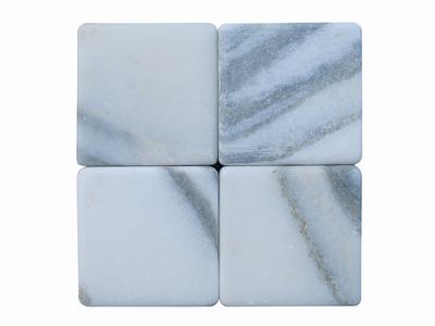 Tumbled marble tiles, tumble stone.
