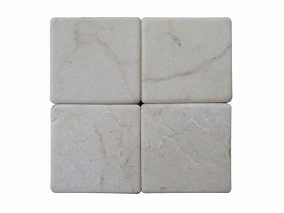 Tumbled marble tiles, tumble stone.