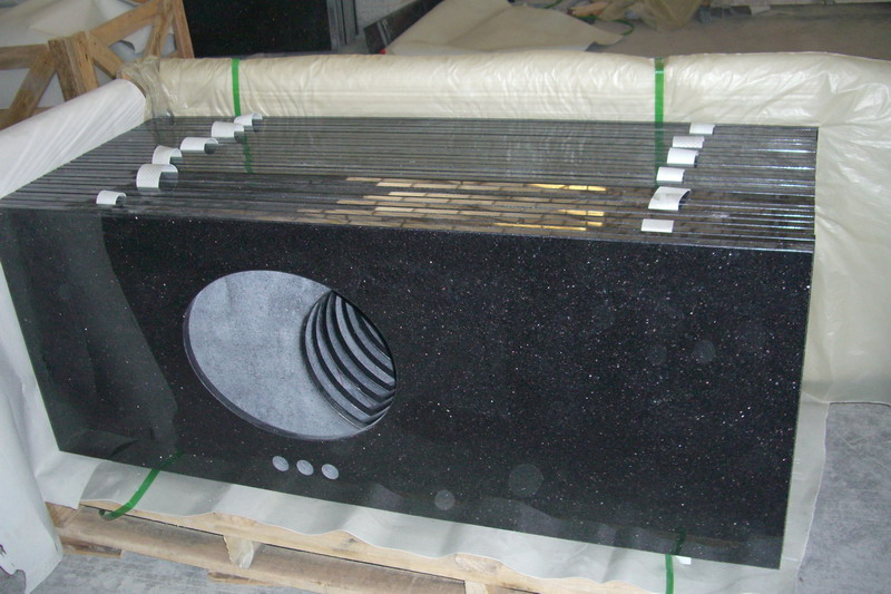 Black Galaxy Vanity Tops